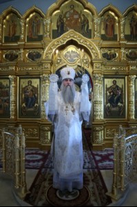 Крещальная литургия в Свято-Троицком соборе Саратова