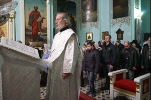 В праздник Крещения Господня Митрополит Лонгин совершил Божественную литургию и Чин Великого освящения воды