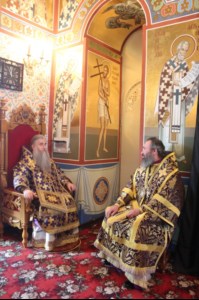 Божественная литургия в кафедральном соборе Казанской иконы Божией Матери г. Элисты