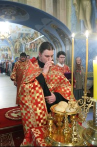 Всенощное бдение в Свято-Троицком кафедральном соборе г.Саратова