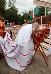 Божественная литургия в Вавиловом Доле