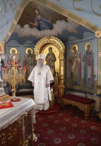Крещальная литургия в Свято-Троицком кафедральном соборе г.Саратова