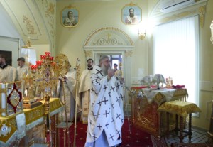 Литургия апостола Иакова на Архиерейском подворье — храме во имя святого апостола и евангелиста Иоанна Богослова при СПДС