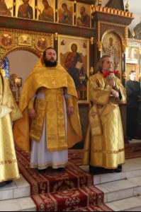 Божественная литургия в храме в честь иконы Божией Матери «Утоли моя печали»