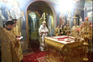 Божественная литургия в Свято-Троицком кафедральном соборе г.Саратова