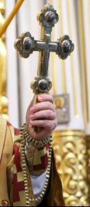 Божественная литургия в храме во имя Всех Святых, в земле Российской просиявших г. Саратова
