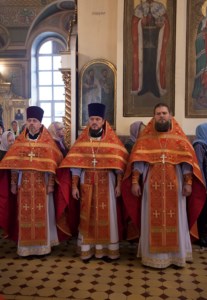 Божественная литургия в Свято-Троицком кафедральном соборе г. Покровска