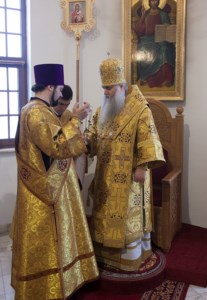 Божественная литургия в Свято-Алексиевском женском монастыре г. Саратова