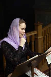 Великое повечерие с чтением канона преподобного Андрея Критского в храме в честь Покрова Пресвятой Богородицы г. Саратова
