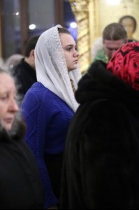 Божественная литургия на Архиерейском подворье — храме во имя преподобного Серафима Саровского г.Саратова