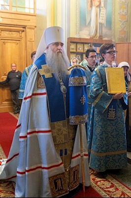 Всенощное бдение в Покровском храме г. Саратова