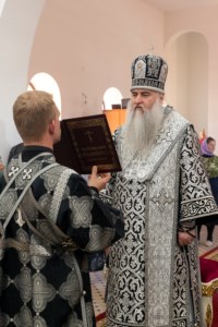 Литургия Преждеосвященных Даров в храме во имя преподобного Сергия Радонежского г.Саратова