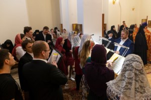Божественная литургия в Свято-Алексиевском женском монастыре г. Саратова
