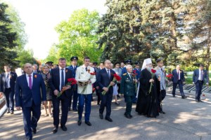 Заупокойная лития на Воскресенском кладбище г. Саратова