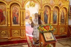 Божественная литургия в храме святого благоверного князя Александра Невского г. Саратова