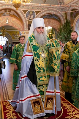 Всенощное бдение в Свято-Троицком кафедральном соборе г.Саратова