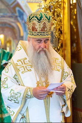 Божественная литургия в Свято-Троицком кафедральном соборе г. Саратова