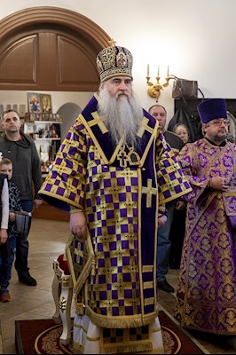 Божественная литургия в храме в честь иконы Божией Матери «Всех скорбящих Радость» г. Саратова