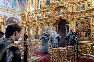 Пассия в Свято-Троицком кафедральном соборе г. Саратова