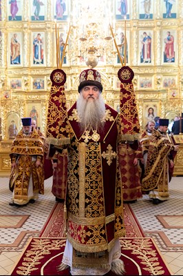 Божественная литургия в Свято-Троицком кафедральном соборе г. Саратова