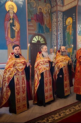 Митрополит Игнатий совершил всенощное бдение в Свято-Никольском мужском монастыре г. Саратова