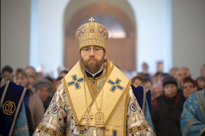 Митрополит Игнатий совершил Божественную литургию в Покровском храме г. Петровска