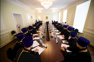 Митрополит Игнатий возглавил расширенное заседание Епархиального совета