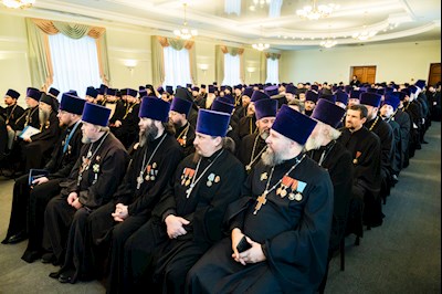 Митрополит Игнатий возглавил ежегодное Епархиальное собрание духовенства Саратовской епархии