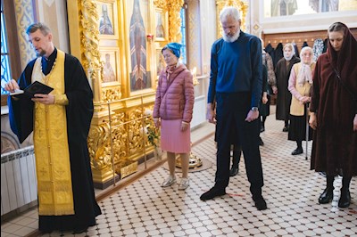 Всенощное бдение в Свято-Троицком кафедральном соборе г. Саратова