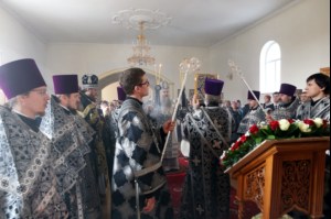 Литургия Преждеосвященных Даров в храме в честь Казанской иконы Божией Матери р.п.Татищево