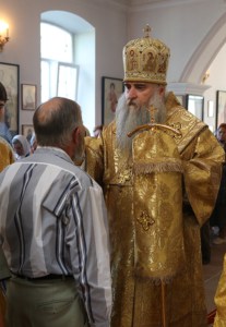 Всенощное бдение в храме в честь Рождества Христова города Вольска
