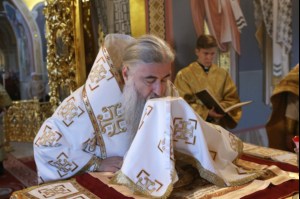 Божественная литургия в Свято-Троицком кафедральном соборе г. Саратова