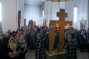 Пассия в храме во имя святого великомученика Георгия Победоносца г.Саратова