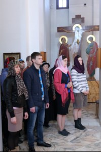 Божественная литургия в Свято-Алексиевском женском монастыре г. Саратова