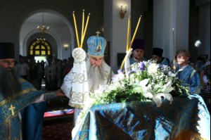 Божественная литургия в Свято-Алексиевском женском монастыре г. Саратова