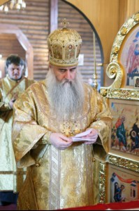 Божественная литургия в храме в честь Сретения Господня г. Саратова
