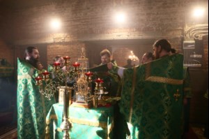 Престольный праздник в саратовском храме во имя преподобного Сергия Радонежского