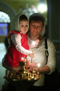 Божественная литургия в Свято-Троицком кафедральном соборе г.Саратова