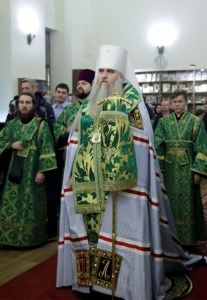 Всенощное бдение на Архиерейском подворье – храме во имя преподобного Серафима Саровского г.Саратова