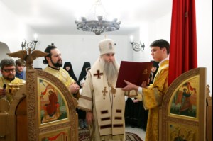 Божественная литургия и Великое освящение в Свято-Алексиевском женском монастыре г. Саратова