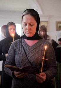 Пассия в храме в честь Рождества Христова г.Вольска