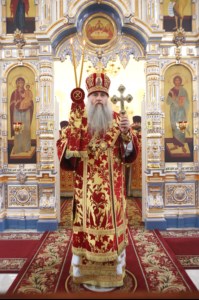 Божественная литургия в храме во имя святых первоверховных апостолов Петра и Павла г. Аткарска