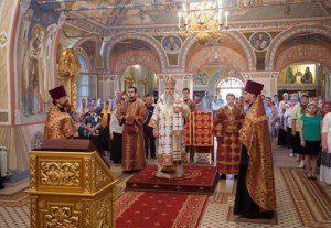 Всенощное бдение в Свято-Троицком кафедральном соборе г. Саратова