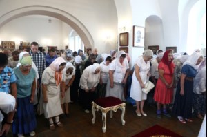 Божественная литургия в Спасо-Преображенском мужском монастыре г. Саратова