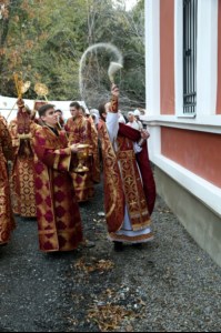 Великое освящение храма святых мучеников Адриана и Наталии г. Саратова и Божественная литургия в новоосвященном храме