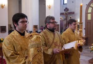 Божественная литургия в Свято-Алексиевском женском монастыре г. Саратова