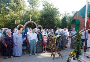 Божественная литургия в Вавиловом Доле