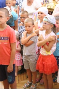 Божественная литургия в храме всех Крымских святых и великомученика Феодора Стратилата в г. Алушта