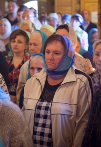 Божественная литургия в храме в честь Рождества Пресвятой Богородицы г.Саратова