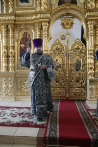 Литургия Преждеосвященных Даров в храме в честь Казанской иконы Божией Матери г.Саратова